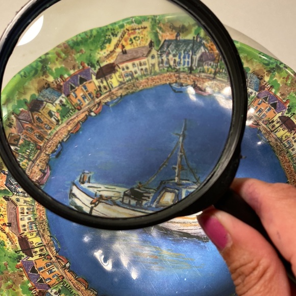 222 FIFTH MELAMINE SAGE BOAT SERVING BOWLS - pair of 2 bowls - Picture 12 of 16